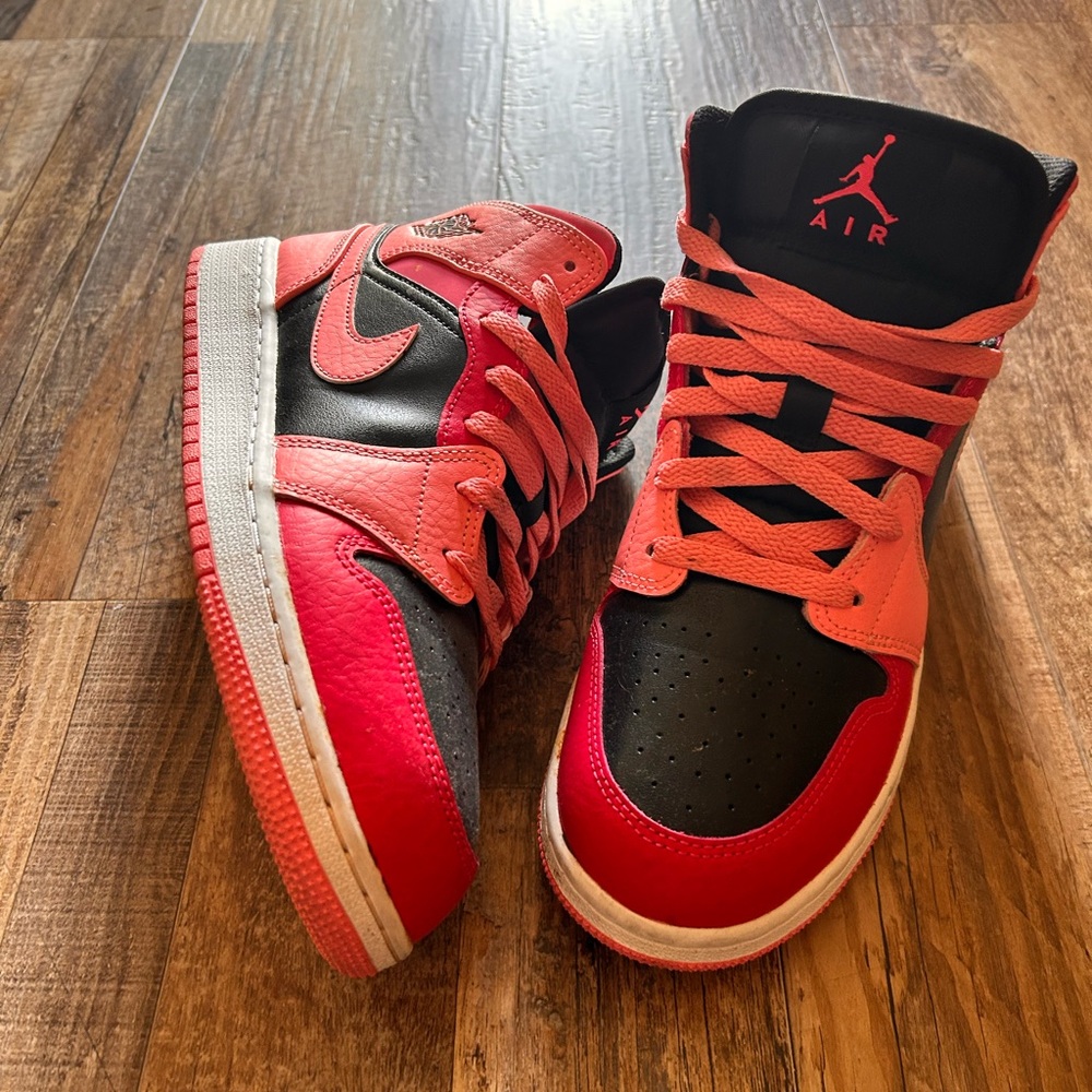 Jordan Kids Sneakers Red and Black